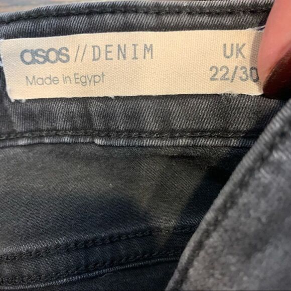 ASOS Denim Black Jeans Plus Size 18 - Picture 10 of 10